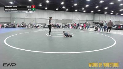 40 lbs 3rd Place - Presley Edge, Sisters On The Mat OK Teal vs Maesa Brigge, Mojo K-6