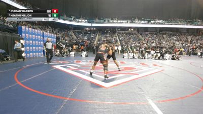 6A 175 lbs Cons. Semi - Jordan Warren, Southeast Guilford High School vs Keaton Killion, Westover High School