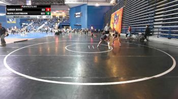 125 lbs Cons. Round 4 - Sarah Booz, Concord vs Maya Castrejon, Mountain ViewHS