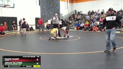 148 lbs Round 2 - Keegan Gillmore, Big Game Wrestling Club vs Mason Vajgrt, Wrath