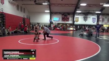 Quarterfinal - Damian Manning, Mount Pleasant Youth Wrestling vs Louis Thompson, Keokuk Kids Wrestling Club