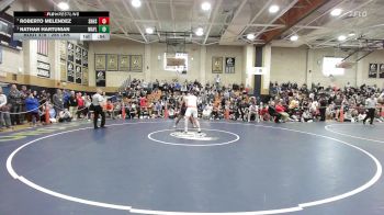 285 lbs 5th Place - Roberto Melendez, South Hadley vs Nathan Hartunian, Wayland