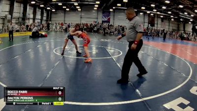 84 lbs Rd# 6- 9:00am Saturday Final Pool - Dalton Perkins, Lions Wrestling Academy vs Rocco Fabri, PA Silver