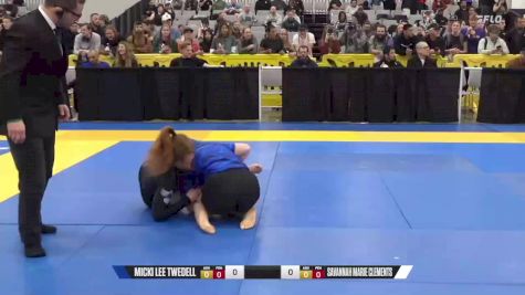 Savannah Marie Clements vs Micki Lee Twedell 2024 World IBJJF Jiu-Jitsu No-Gi Championship