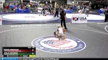106 lbs Champ. Round 2 - Emilio Escobar, Granite Wrestling Club vs Isaiah Gonzales, South High School Wrestling
