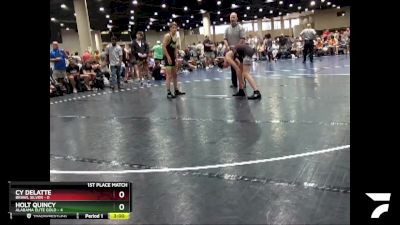 113 lbs Placement (4 Team) - Holt Quincy, Alabama Elite Gold vs Cy Delatte, BRAWL Silver