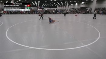 106 lbs Champ. Rd Of 32 - Jantz Greenhalgh, Carbon Wrestling Club vs John Anthony Fenuto, Seagull Wrestling Club