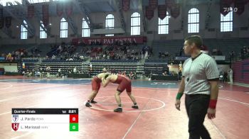 285 lbs Quarterfinal - John Pardo, Univ Of Pennsylvania vs Logan Marissal, Harvard