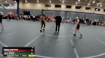 76 lbs Round 1 (4 Team) - Kenny Hartman, Team Gotcha vs Liam Yancey, Hanover Hawkeye