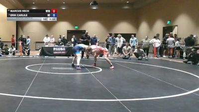 138 lbs Cons. Semis - Marcus Heck, Wyoming Seminary vs Erik Carlile, M2