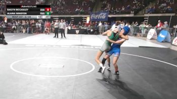 G 100 lbs Cons. Round 3 - Alaina Winston, Prairieville Girls vs Bailyn McCauley, Live Oak Girls