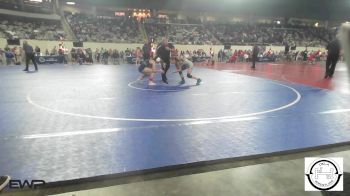 96 lbs Round Of 16 - Kinsley Peters, Choctaw Jh vs Emerson Rollings, Tulsa Blue T Panthers