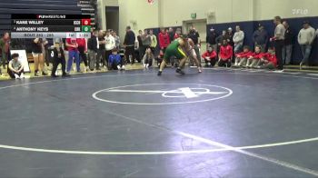 285 lbs 1st Place Match - Kane Willey, Iowa City, City High vs Anthony Keys, Cedar Rapids Kennedy