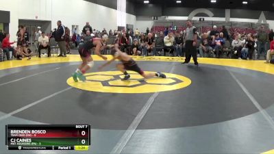 90 lbs Round 2 (8 Team) - CJ Caines, Mat Assassins (PA) vs Brenden Bosco, Team Ohio (OH)