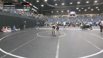 141 lbs Cons. Round 3 - Jovonny Smith, Barton vs Andrew Benzel, Midland (Neb.)