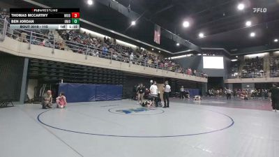 115 lbs Round Of 16 - Thomas McCarthy, Middletown Township vs Ben Jordan, Uniontown