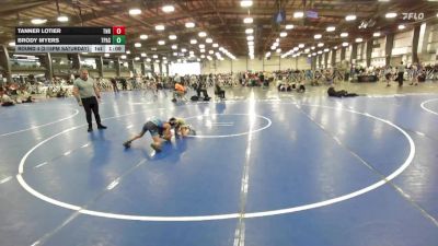 76 lbs Round 4 (2:15pm Saturday) - Brody Myers, PA Silver vs Tanner Lotier, Nauman Red