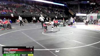 138 Class 3 lbs Cons. Round 2 - Noah Lohrmann, Warrenton vs Ryan Poropat, Ft. Zumwalt South