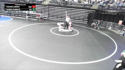 6A 106 lbs Champ. Round 1 - Kaden Oldroyd, Westlake vs Colton Larsen, Weber