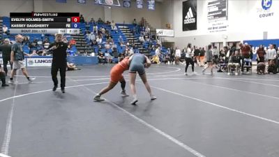 131 lbs Cons. Round 3 - Kassey Daugherty, Presbyterian vs Evelyn Holmes-Smith, Emmanuel University