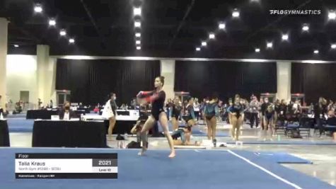 Talia Kraus - Floor, North Gym #1248 - SCSU - 2021 USA Gymnastics Development Program National Championships