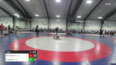 80 lbs 3rd Place - Marcus Ruzek Jr., Backyard Brawlers Wrestling Club - (B) vs Sam Ingram, Roundtree Wrestling Academy - (A)