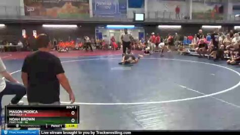 90 lbs Round 1 (8 Team) - Mason Modica, NOLA Gold vs Noah Brown, Fight Club