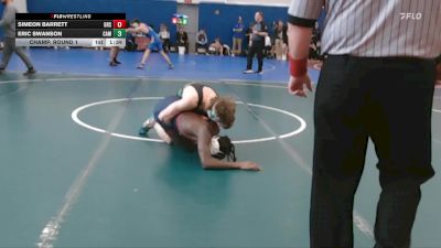 144 lbs Champ. Round 1 - Eric Swanson, Camden Catholic vs Simeon Barrett, Grassfield
