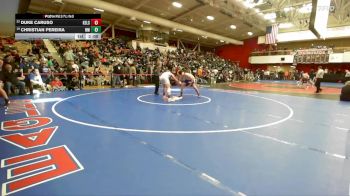 192 lbs Champ. Round 2 - Duke Caruso, Kelseyville vs Christian Pereira, Newark Memorial