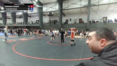16U Boys FS - 126 lbs Cons. Round 4 - Benjamin Higgins, AZ vs Easton Bylin, WA