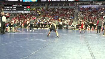 2A-113 lbs Cons. Round 2 - Stratton Luke, Union, LaPorte City vs Thomas Zabka, Algona