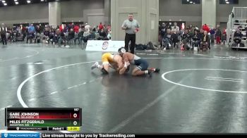 157 lbs Round 1 (16 Team) - Gabe Johnson, Central Oklahoma vs Miles Fitzgerald, Augustana (SD)