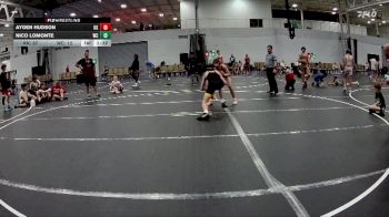 115 lbs Round 5 (6 Team) - Ayden Hudson, Kardiac Kidz vs Nico Lomonte, Wrecking Crew