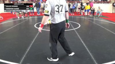 160_B lbs Consi Of 16 #2 - Dallin Horner, Derry vs Kingston Oakes, Meyersdale