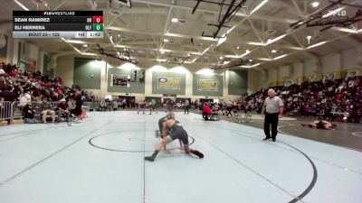 122 lbs Champ. Round 1 - Eli Herrera, Olympian vs Sean Ramirez, Otay Ranch