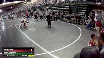 80 lbs Round 3 (6 Team) - Grady Kirk, Minnesota Maroon vs Brogan Dirks, Kansas Python