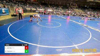 110 lbs Semifinal - Lincoln James, Burnett Trained (MI) vs Brody Carson, Sunkist Kids Monster Garage