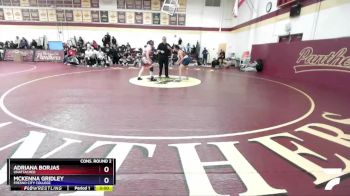 160 lbs Cons. Round 2 - Adriana Borjas, Unattached vs McKenna Gridley, Fresno City College