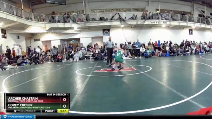 85 lbs Cons. Round 3 - Corey Crosby, Vincennes Grapplers Wrestling Club ...