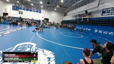 63 lbs 3rd Place Match - Fletcher Lewis, Thermopolis Wrestling Club vs Zion Enciso, Casper Wrestling Club