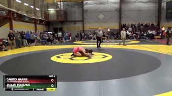 100 lbs Quarterfinal - Jaclyn Bouzakis, Wyoming Seminary vs Dakota Harris, Tulsa Union High School