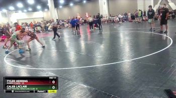 126 lbs Round 3 (6 Team) - Caleb Laclair, Head Hunters Wrestling Club vs Tyler Herring, Morris Fitness