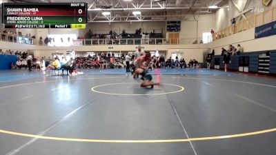 149 lbs Round 4 (6 Team) - Frederico Luna, Otero Junior College vs Shawn Bamba, Cowley College