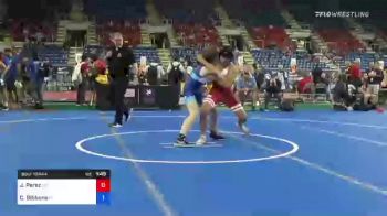 126 lbs Consi Of 64 #2 - Joshua Perez, California vs Caden Gibbons, Iowa