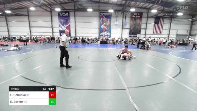 170 lbs Round Of 64 - Elijah Schunke, SD vs Ethan Barker, NJ