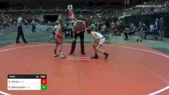 73 lbs Final - Samuel Moran, Nwwc vs Kolby Dennington, Tracy Wrestling Club