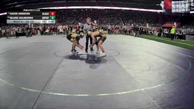 D2-150 lbs Champ. Round 1 - Gavin Drenten, Zeeland East HS vs Blake Haliburda, Airport HS (Carleton)