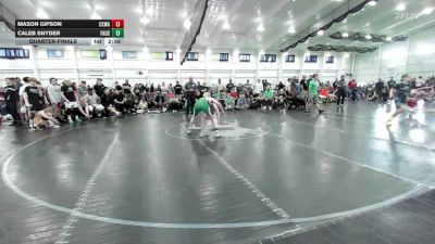 125 lbs Quarterfinal - Mason Gipson, Ckwa - Hs vs Caleb Snyder, Faust Wrestling Club - HS