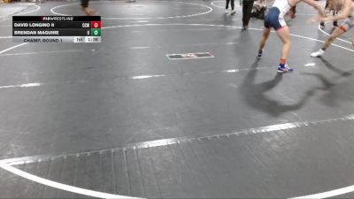 138 lbs Champ. Round 1 - Brendan Maguire vs David Longino Ii, Chicken Coop Wrestling