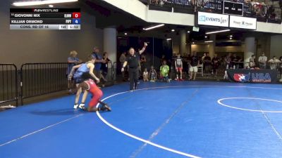 80 lbs Cons. Rd Of 16 - Giovonni Nix, Englewood Live Wire Wrestling Club vs Killian Ormond, Pinning Pythons